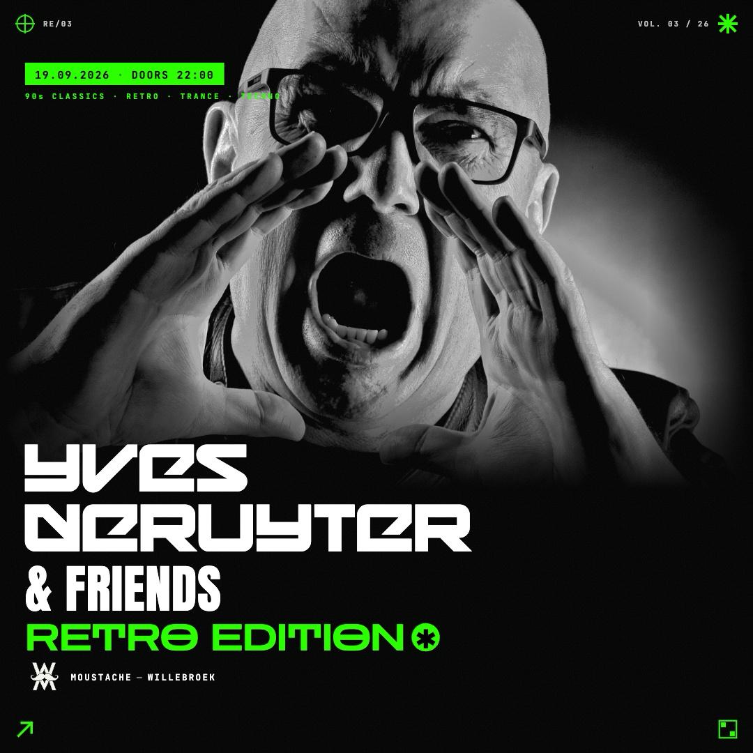 Yves Deruyter & Friends – Retro Edition op zaterdag 19 september